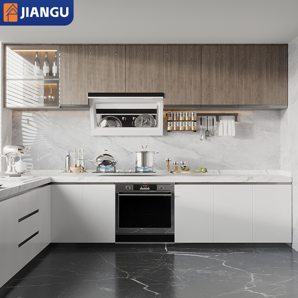 American Home Decoration Project Modern Furniture Modular Smart Custom Design Kitchen Cabinet Multifunctional Integral Cabinet