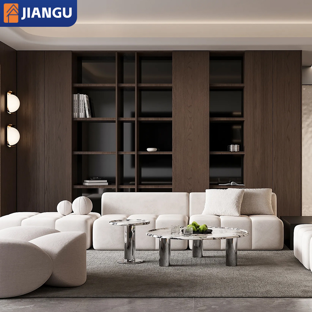 Luxury multifunctional solid wood home furniture customization, whole house cabinets, self-assembly, living room, dining room