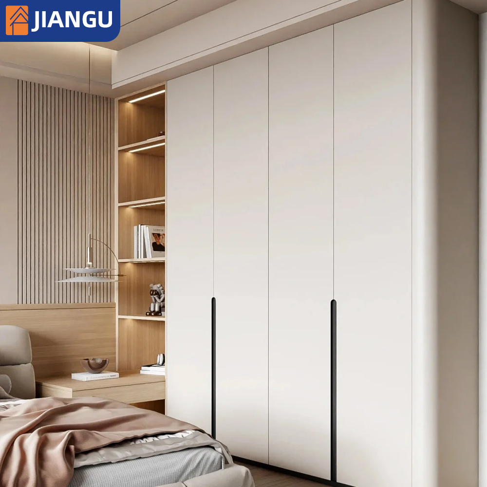 Whole-house Customization, Luxury Modern Design, Bespoke Designer Glass-painted Wardrobe, Bedroom Furniture, and Closet