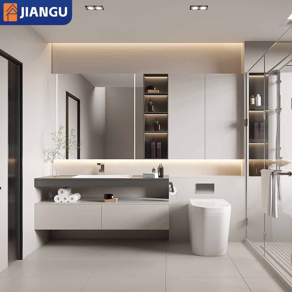 High-Quality Practical Bathroom Cabinet Modern Style Exquisite Craftsmanship Durable Vanity Cabinet