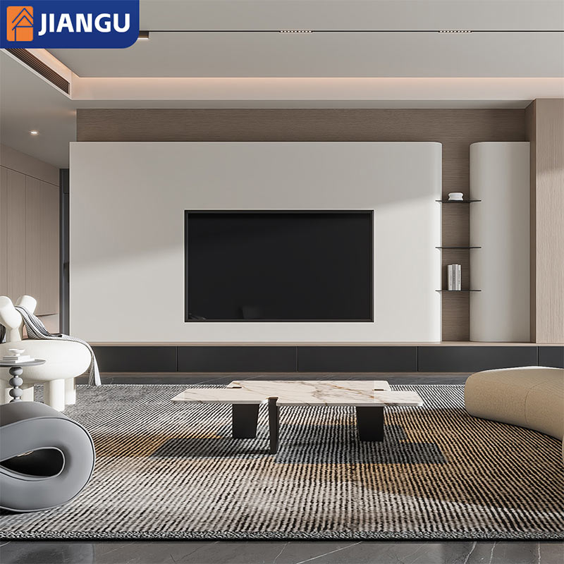 Customized Modern Wall TV Cabinet Home Furniture TV Stand Modern Cabinet Wood Display Cabinets