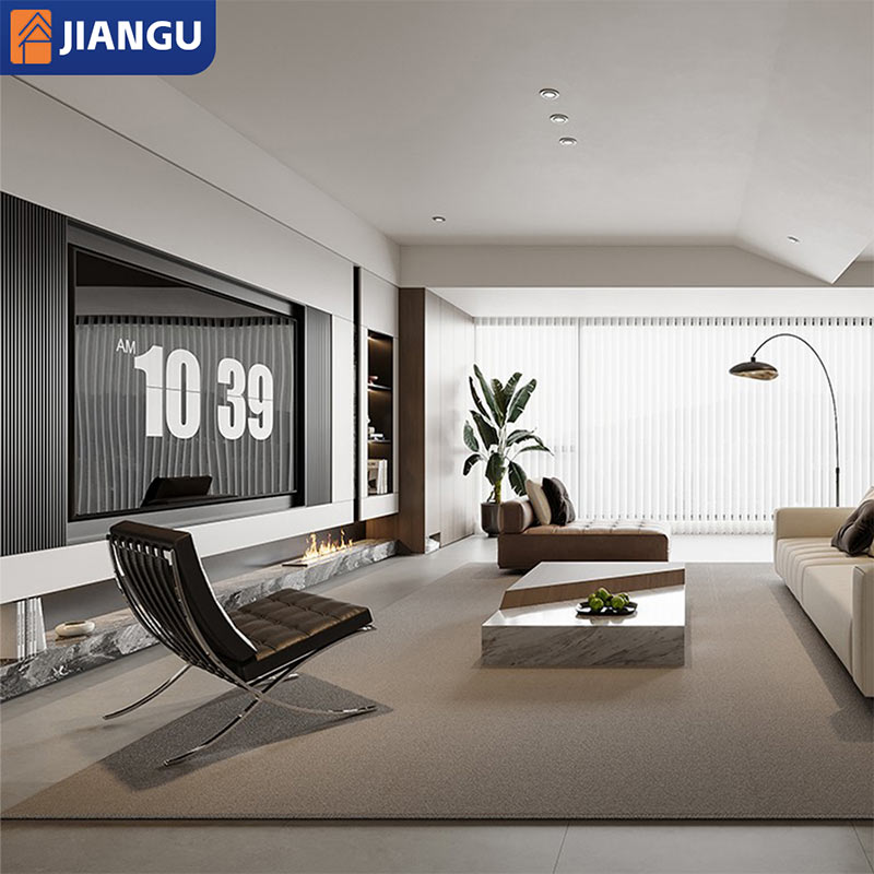 Customized Modern Gray Wooden TV Stand Showcase Cabinet Living Room Furniture for Home Apartment Storage Solution for Bedroom