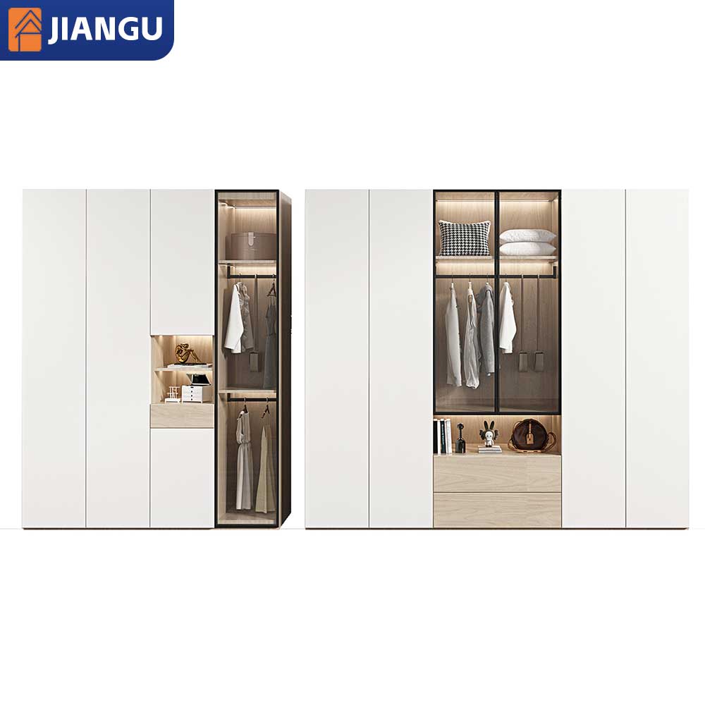 High Quality Custom Fitted Wardrobe with Multiple Compartments and Adjustable Shelves for Modern Bedrooms Hall Hotel Mall
